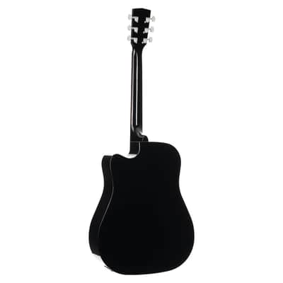 Cort Earth60CEBK | Acoustic / Electric Dreadnought, Gloss Black. New with Full Warranty! image 2