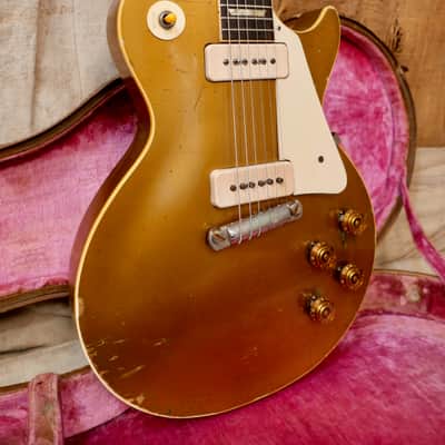 Gibson Les Paul Standard 1954 - Goldtop (All Gold) image 7