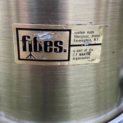 Fibes 13x9 Rack Tom Early 70s - Brass image 2