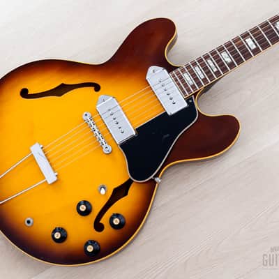 1968 Gibson ES-330 TD Long Neck Vintage Guitar Ice Tea Sunburst, Collector-Grade w/ Case image 1