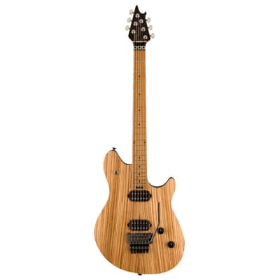 Used EVH Wolfgang WG Standard Exotic Zebrawood Electric Guitar - Natural image 2