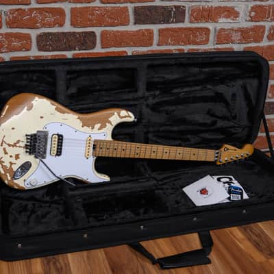Charvel Henrik Danhage Limited Edition Signature Pro-Mod So-Cal Style 1 HS FR M White Relic 2025 w/OSSC image 2