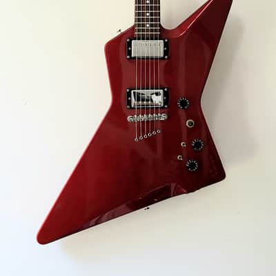 Rare Epiphone Explorer FX Red Built-in Effects Distortion (like Slasher) image 2