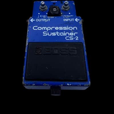 Boss CS-2 Compression Sustainer (Black Label) 1981 - 1989 - Blue X4689 image 6