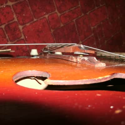 1947-51 Kay 17" Archtop guitar cherry sunburst DeArmond pickup image 11