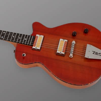 Grez Mendocino - 2023 - Cherry Burst w/ Curtis Novak GT-V Gold Foils. NEW (Authorized Dealer) image 3