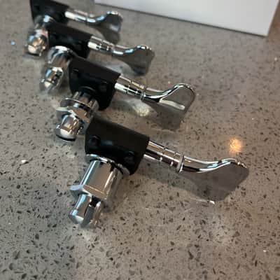 Schaller 4 Inline, BM Light M4, Split-Post Bass Tuners CHROME Made in Germany image 6