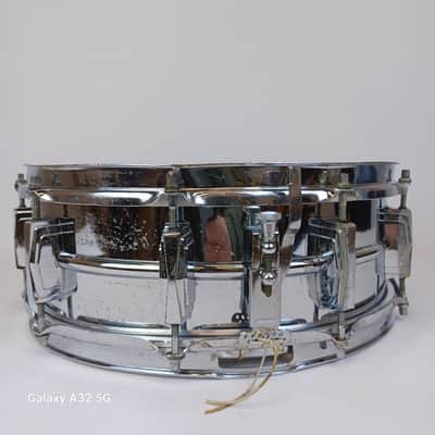 Ludwig Supraphonic 5x14"Snare Drum Blue/Olive #928722 10Lug Chicago Vintage 1972 image 5