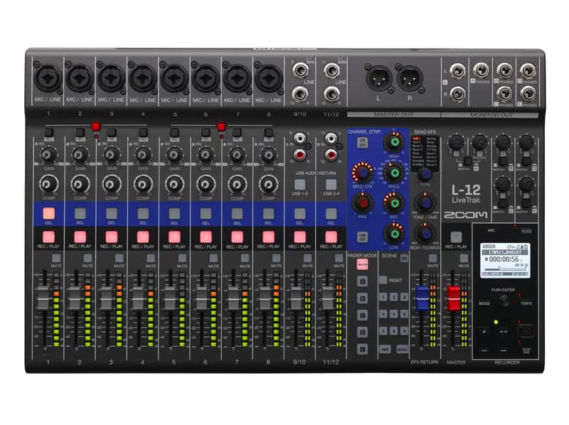 Zoom LiveTrak L-12 12-Channel Digital Mixer Recorder image 1