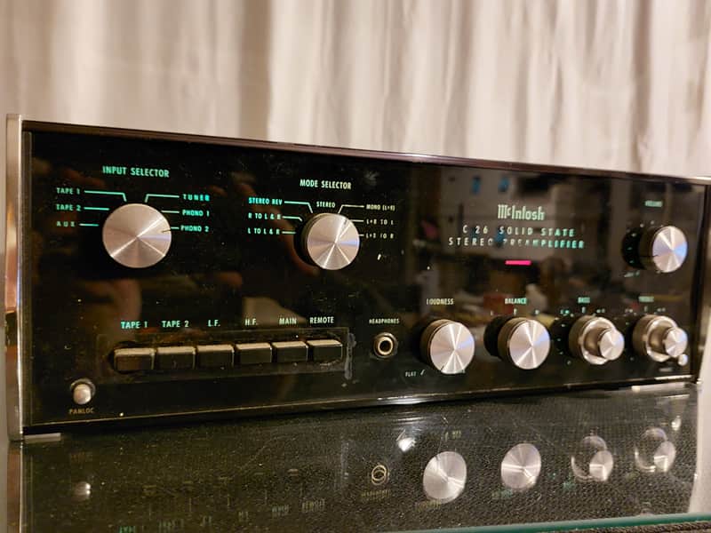 McIntosh C-26 w / Factory shipping carton , 1968 - 1978 - Black