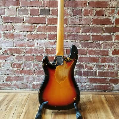 1963 Fender Precision Bass P Bass Electric Guitar Vintage image 8