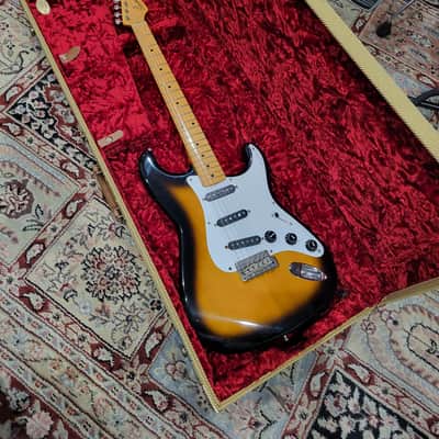 Squier JV Vintage Series '57 Stratocaster 1982 - 2-Tone Sunburst W/ Case (C013-G21) image 16