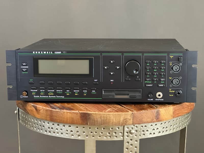 Kurzweil K2000RS Rackmount Digital Workstation Sound Module 1990s - Black image 1