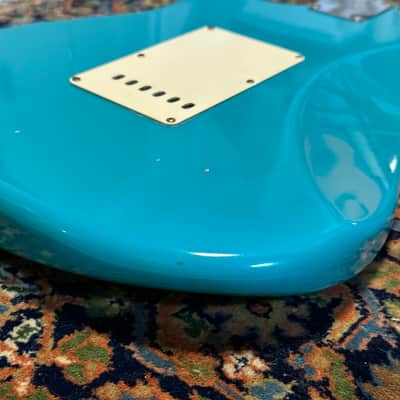 Fender Custom Shop '57 Dave’s Guitar Shop 25th Anniversary Relic Stratocaster 2007 Taos Turquoise image 14