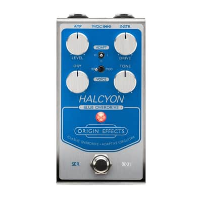 Origin Effects Halcyon Blue Overdrive Pedal image 1