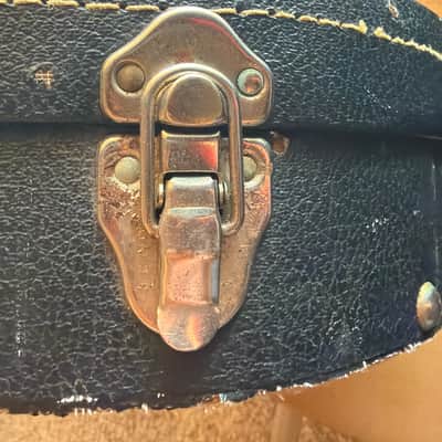 Gibson? Model F style Hard Shell Mando Case 70’s-80’s - Black/Purple image 13