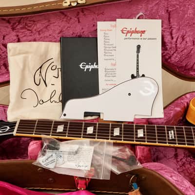 2010 Epiphone USA John Lennon 1965 Casino Revolution 70th Anniversary 1 of 70, Yoko Ono-Signed w/ Case, COA, Tags image 18