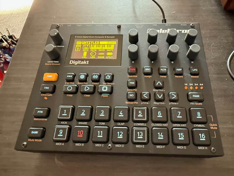 Elektron Digitakt 2017 - 2024 - Black image 1