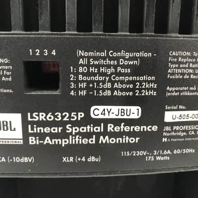 JBL LSR6325P-1 2-Way Active Studio Monitor Pair image 6