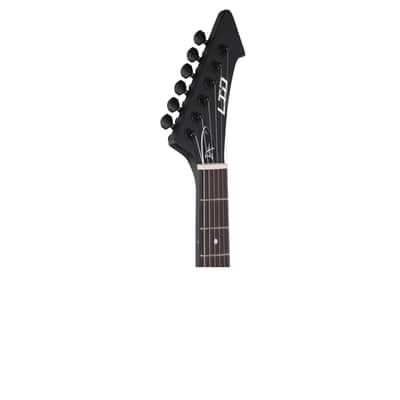 ESP LTD James Hetfield Snakebyte Electric Guitar with Case Satin Black image 4