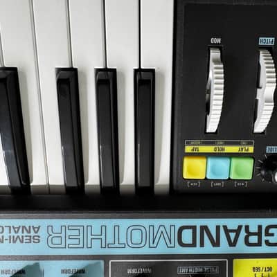Moog Grandmother 32-Key Semi-Modular Analog Synthesizer 2018 - Present - Black / Multi-Colored Panel image 11