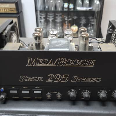 1989 Mesa Boogie Simul-Class 295 Stereo 2x95 Watt 2x30 Watt Pro Artist Studio Recording Rig Guitar Power Amplifier Preamp Preamplifier Head Rack Mount Mounted Racked Vintage 80s American USA 2 Two Channel image 4