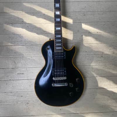 Mavis Tokai Les Paul Custom LC 1985 - GLOSS BLACK - w/Vintage GIBSON Brown Hardshell Case image 16