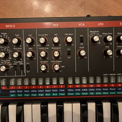 Roland JX-03 Boutique Series Synthesizer Module with K-25m Keyboard 2016 - Present - Black image 2