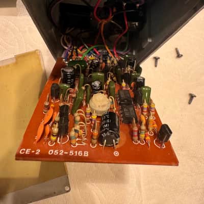 Boss CE-2 Long Dash Black Bottom Silver Screw 1980 - Blue image 7