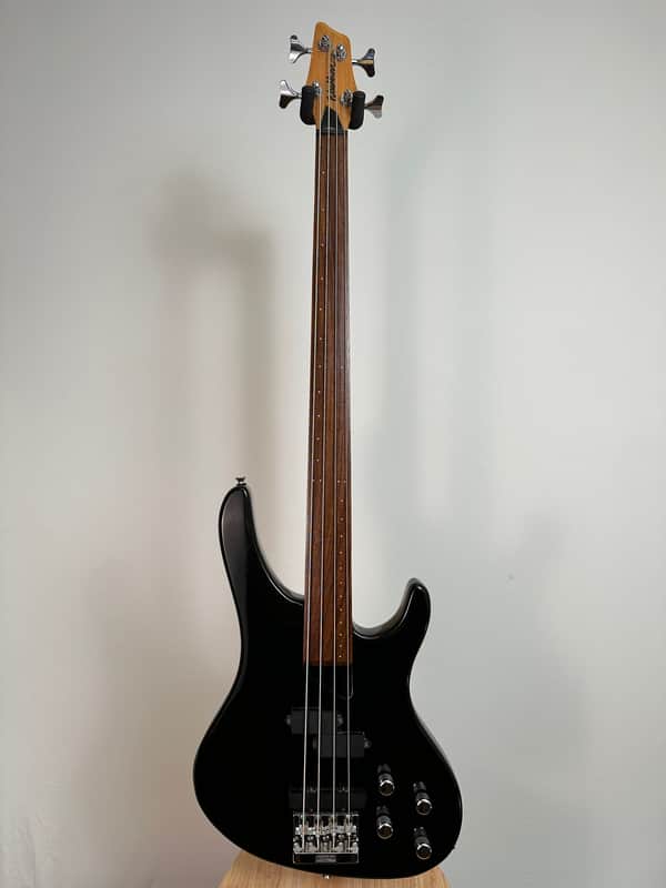 Washburn XB-200FL/BK Fretless Bass Guitar | Reverb