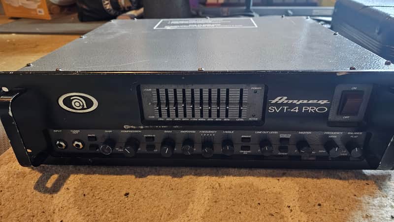 Ampeg SVT-4 PRO 1600-Watt Bass Amp Head 2007 - Present - Black image 1