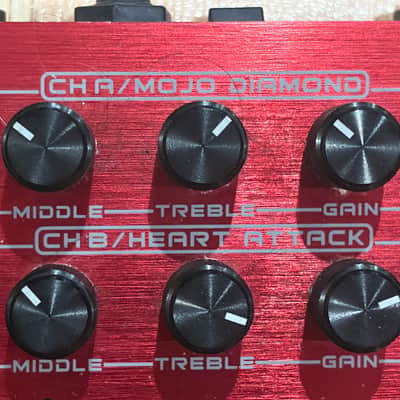 Hotone NLF-2 Nano Legacy Mojo Attack Dual Channel Floor Amplifier 2018 - 2021 - Red image 3