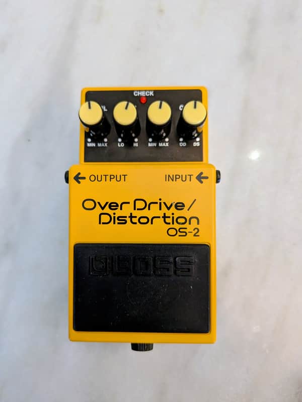 Boss OS-2 OverDrive/Distortion (Silver Label)