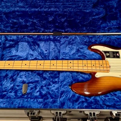 Fender 75th Anniversary Commemorative Precision Bass 2021 - 2-Color Bourbon Burst image 3