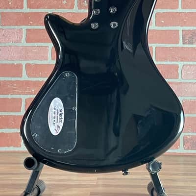 Schecter Stiletto Extreme-5 Bass Guitar - See-thru Black image 10
