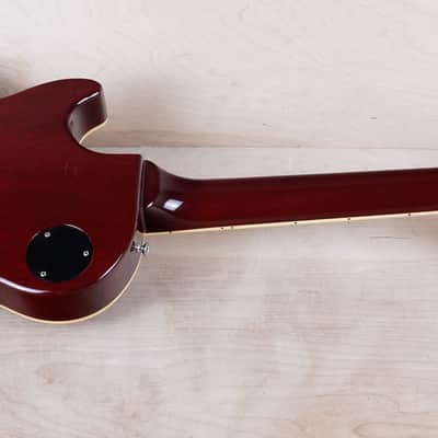 Burny Super Grade RLG-50 '59 Model MIJ 1985 Cherry Sunburst Vintage Japan w/ Bag image 10