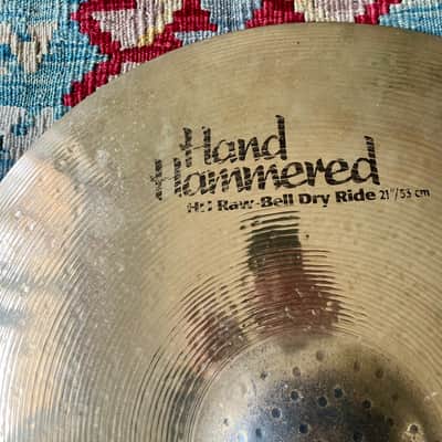 Sabian 21" HH Hand Hammered Raw Bell Dry Ride Cymbal 1996 - 2015 - Brilliant image 3