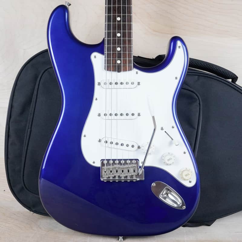 Fender ST62-TXMH Stratocaster Reissue CIJ 2004 Jupiter Blue w/ Gig Bag