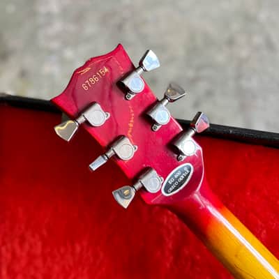 Greco EG-600 Custom Ace Frehley 1978 - Cherry sunburst 3 pickup les paul Singlecut original vintage Fujigen MIJ Japan MOT image 8