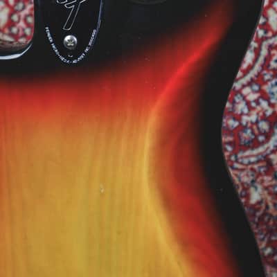 Fender Stratocaster Hardtail with 3-Bolt Neck, Maple Fretboard 1977 - Sunburst image 9