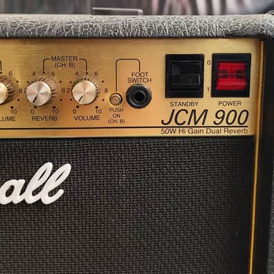 Marshall JCM 900  4501 50-Watt Hi Gain Dual Reverb 1x12 Combo 1990s image 4