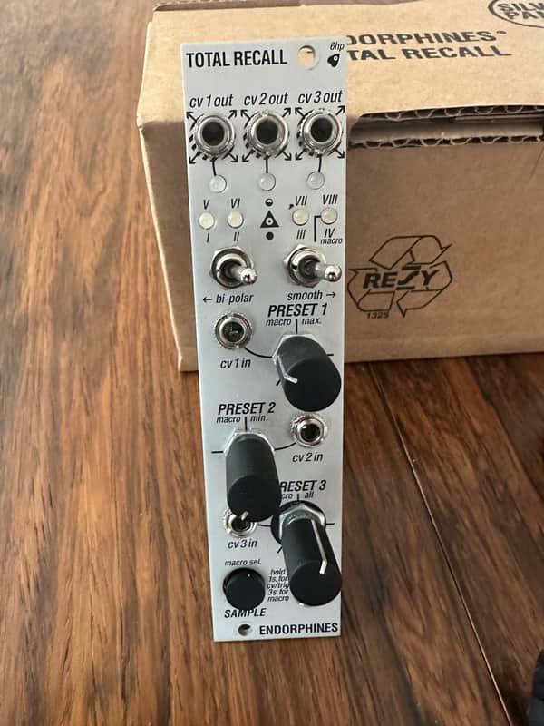 Endorphin.es Total Recall Eurorack Synth Module 2022 - Present - Silver image 1