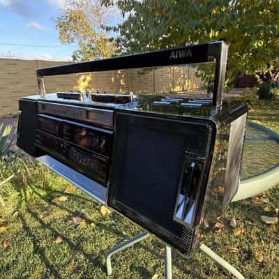 AIWA CS-W90 👉MINT Rare Vintage Cassette Deck Boombox Japan Warranty 1980s image 19