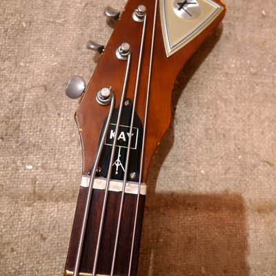 Kay Hollow Body Bass Guitar 1950's Sunburst image 13