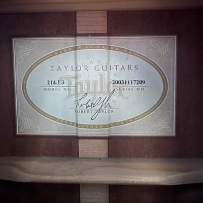 Taylor 214 L3 rare 2000s - Natural image 4