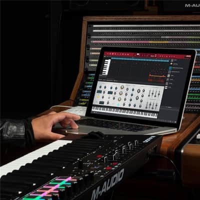 M-Audio Oxygen Pro 61 61-Key USB Powered MIDI Controller with Smart Controls and Auto-Mapping image 5