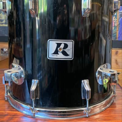 Rogers XP-8 3 Piece Ebony Black Drum Set - Good Condition - image 11