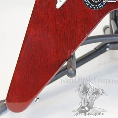 Gibson Flying V 4 String Bass Guitar Cherry Finish with Hardshell Case image 13