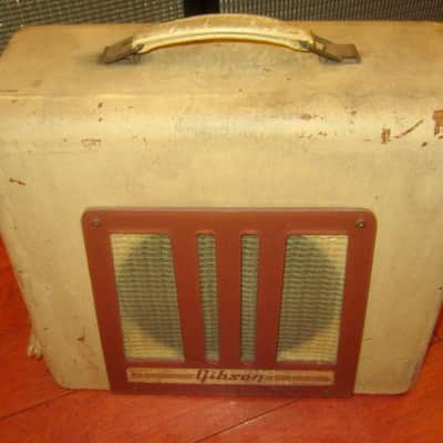 ~1959 Gibson BR-9 Combo Amp Beige image 1