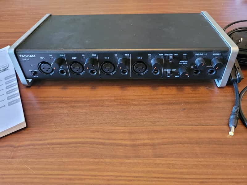 TASCAM US-4X4 High Resolution USB Audio Interface 2020 - Present Black image 1